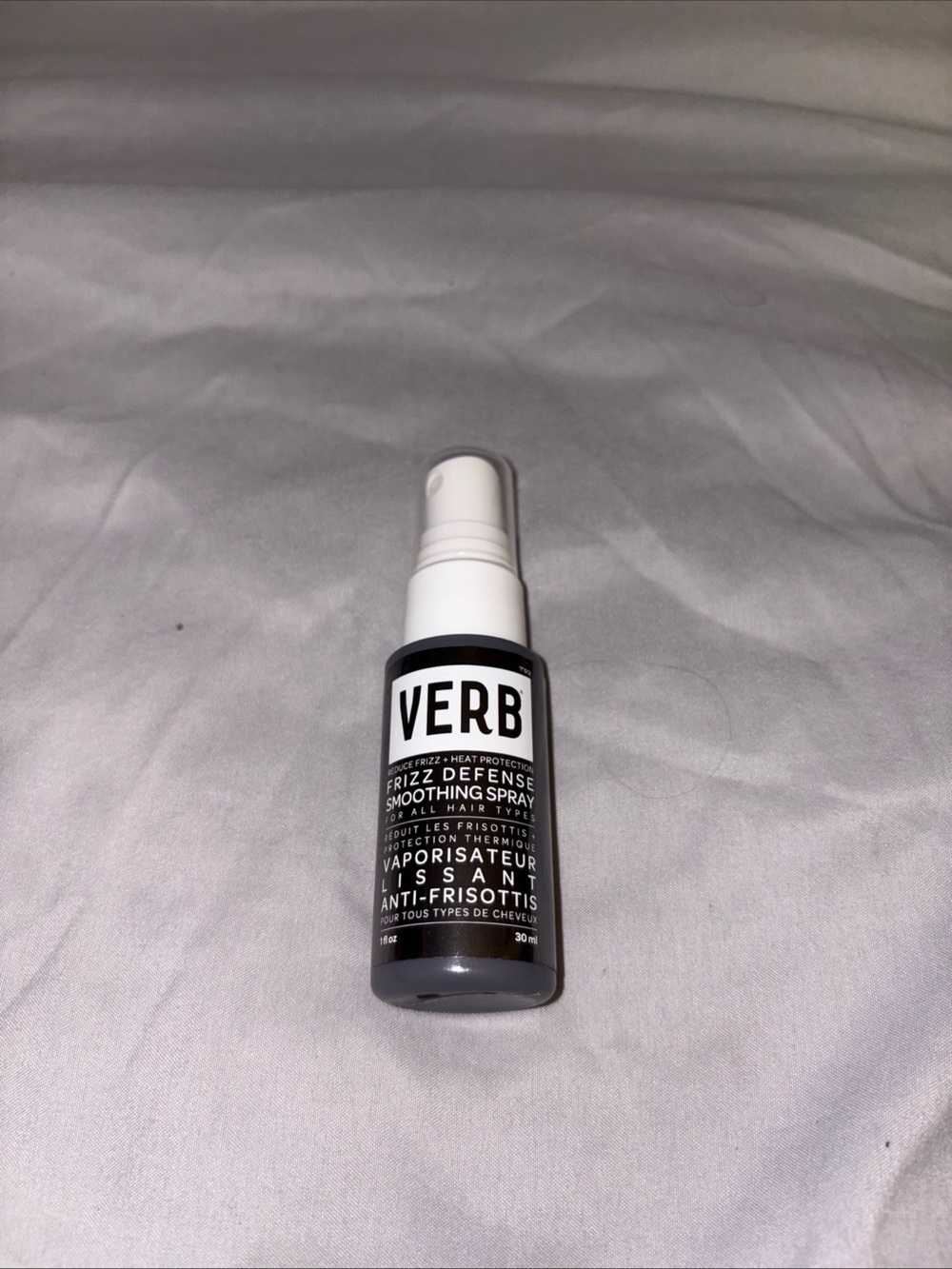Hair Spray Anti Frizz Heat Protection 1 Fl Oz Smoothing VERB Grey Defense Shield